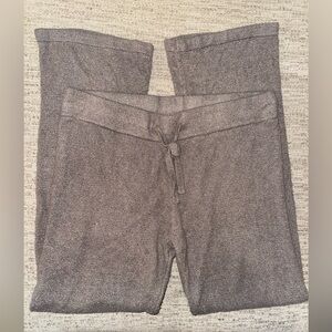 Barefoot Dreams Cozy Beige/Gray Lounge Pants